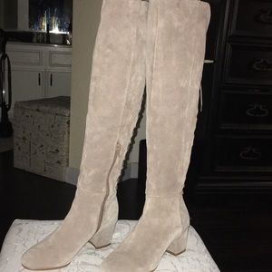 Steve Madden Taupe Over-the-Knee Boots